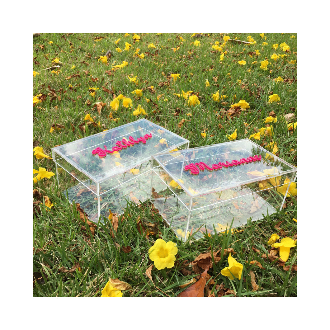 Cajas de Acrílico 10x5x4”